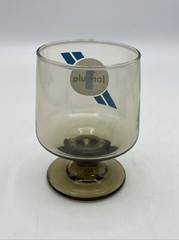 Formula 1 Smoked Footed Glass Racing Piece 4 1/4″ Tall