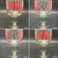 Bartlett Collins Pokee Keep On Truckin’ Goblet c1970s Made in USA 14oz 6” tall