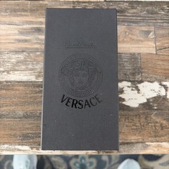 Versace Medusa Cobalt Blue Crystal Bottle Stopper Rosenthal Wine W/box