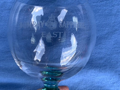 BOMBAY — SAPPHIRE, EAST, BALLOON GOBLET, SAPPHIRE STEM