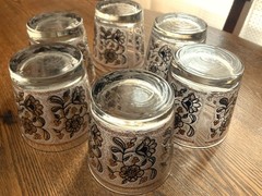 1960’s MCM LIBBEY ELCYDA Set of 6 Low Ball Cocktail Glasses