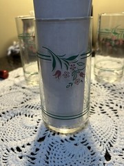 Corelle Rosemarie 16 Oz. Tumblers Drinking Glasses–Set Of 5–6» Tall