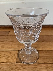 Temptations by Tara Old World 8 oz Water/Wine Goblets – Set of 4 Embossed NIB