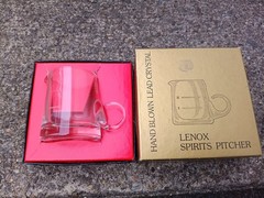 Vintage Lenox Hand-Blown Crystal Spirits Pitcher