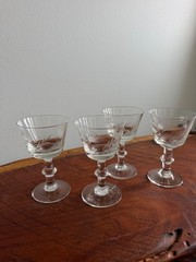 Arcadia Colonial Wine Glasses – Vintage 1960s Stemware