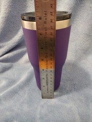 Sugarskull Yukon Outfitters/ 30 oz stainless steel tumbler/ purple
