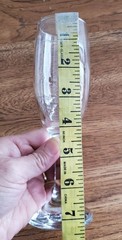 Lot of 4 Different Sizes & Styles of Glasses Cocktail Champagne Wine