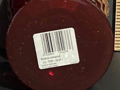 2 Villeroy & Boch Boston Red Water Goblets- Germany- New with tags