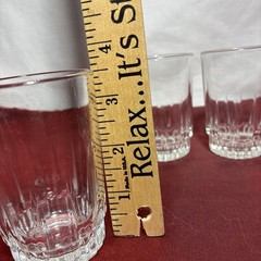 Vintage Set of 4 Arcoroc France Whiskey Glasses