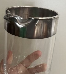 Vintage/MCM, Dorothy Thorpe, Juice/Cocktail Pitcher, Hand Blown Glass