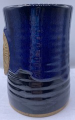 2006 Colorado Renaissance Festival Beer Stein Blue Pottery Mug 30th Anniversary