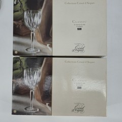 Cristal d’Arques Classic Wine Glasses Set 8 Lead Crystal France NIB 8.25 oz 24%