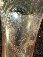 Maryland Glass Co Psyche & Cupid 6.5″ 10 Oz Tumbler – Pink