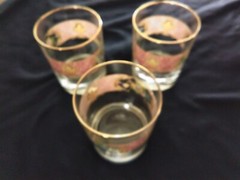 Set of 3 Royal Doulton Royal Albert Lady Carlyle Double Old Fashioned Tumblers