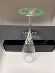 NIB Orrefors Intermezzo Air Champagne crystal 6.7 ounce Glass Set of 2