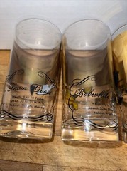 Les Kouba WILD FOWL MALLARD GROUSE TURKEY PHEASANT GOLD GLASS HIGH BALL/TUMBLERS