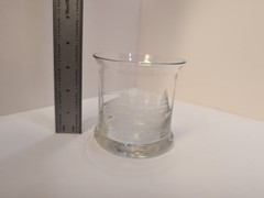 Excellent Vintage Toscany Crystal Highball Old-Fashioned Hand Etched Blown
