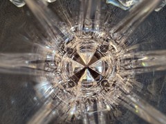 Set/3 Lenox Crystal Ovations Oasis 6″ H Glasses Footed Blown Glass Tumblers