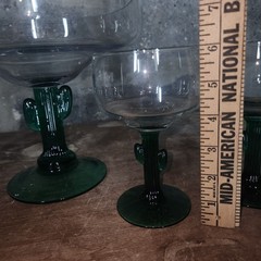 LIBBEY GLASS Juniper Cactus Stem Grande XL Margarita Glass 16oz 12oz