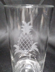 Tiffany & Co Pineapple Highball Drink Glass Retired Pattern