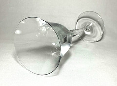 MIKASA~Beautiful Crystal 9 oz. «Butterfly» WATER GOBLET (Mariposa Frosted Clear)