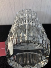 Baccarat Louxor Clear Crystal Vase, Height 23 cm