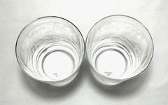 MIKASA ~ Set (2) Crystal 3-3/4″ OLD FASHIONED GLASSES (Tyler Florence, 10 oz)