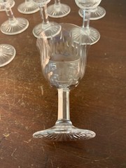 18 Cut Crystal Wine Glasses Daum (Price Per Unit)