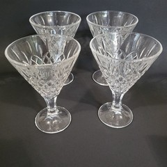 Crystal Vodka Martini Glass Set of 4