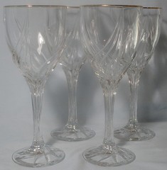 Lenox Debut Gold 8 1/4″ Water Goblet Stem Set of 4
