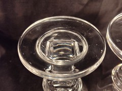 2 DANSK Carla Crystal Wine Glasses JHQ Rare Vintage 1970