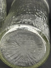 Kerr Tree Bark Drinking Glasses Set of 4 Clear Textured Tumblers Vintage