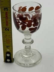 Antique Bohemian Gold Gilt Hand Blown Glass Goblets – Baroque Style Stemware