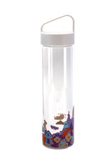 Starbucks You Are Here Collection North Carolina Glass Water Bottle 18.5oz w/Lid