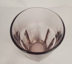 Lot Of 2 Libbey Plum Light Purple Drinking Glasses Tumblers 5″
