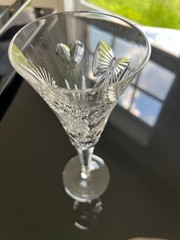 Set of 8 Waterford Champagne Toasting Flutes Millennium Collection (SEE VIDEO)