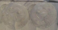 NIB 6 Cristal DArques JGDurand Florence Satine Crystal Wine/Water 7.5″X3.5″ 971G