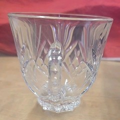 4 Bohemia Cut Crystal Punch Bowl Cups Czech Republic in Box