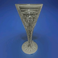 Stuart Crystal Large Claret Glass VTG Oleta Signed Retired England
