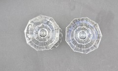 Vintage Mikasa Richelieu Crystal Wine Glass 6.5″h Blown Glass 2.7″dia Set of 2