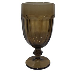 Libbey Gibraltar Duratuff Amber Ice Tea Water Goblet 7″ Durable Glassware