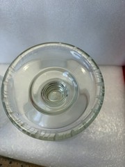 Large Hefty Victorian Etched Pressed Moulded Rummer Glasses (2).