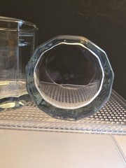 Set of 2 Vintage Arcoroc Octime Clear Rocks Glasses 8oz Octagon France 3.5″ MCM
