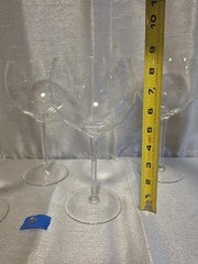 Vintage Set of 7 Yugoslavian Rogaska Mouth Blown Crystal Glasses – 2 Sizes