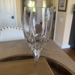 Vintage Boxed Set of 2 Mikasa Crystal MOONBEAMS Wine Glasses