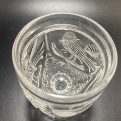 Hofbauer The Byrdes Collection Crystal Cognac Glass Clear 4 In Tall