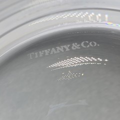 Tiffany & Co Crystal Mugs Set of 2 Signed Clear Heavy Barware 5.5”