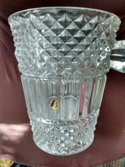 YESTERYEAR CHAMPAGNE BUCKET-BOHEIA CRYSTAL