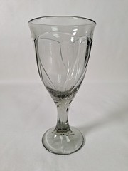 NORITAKE Sweet Swirl Smoke Gray Amethyst Water Goblets 7 3/8 Inch