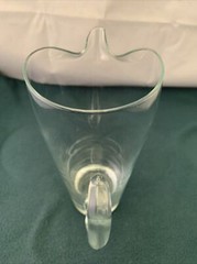 West Virginia Glass Co. Handmade Pinched Lip Cocktail Martini Pitcher 32oz.